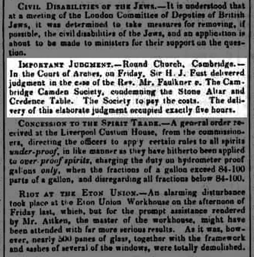 Restoration Controversy