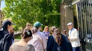 Round Church guided walking tour at St John's College